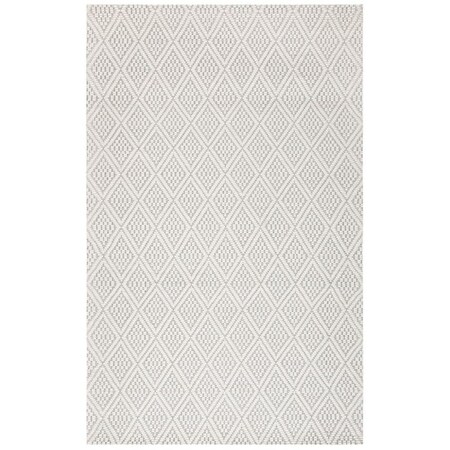 Safavieh 8 x 10 ft. Marbella Contemporary Rectangle Flat Weave Rug - Ivory MRB394A-8
